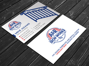 Diseño de Tarjeta de Presentación por Imagine design000 para A&R Iron Works | Diseño #36865027