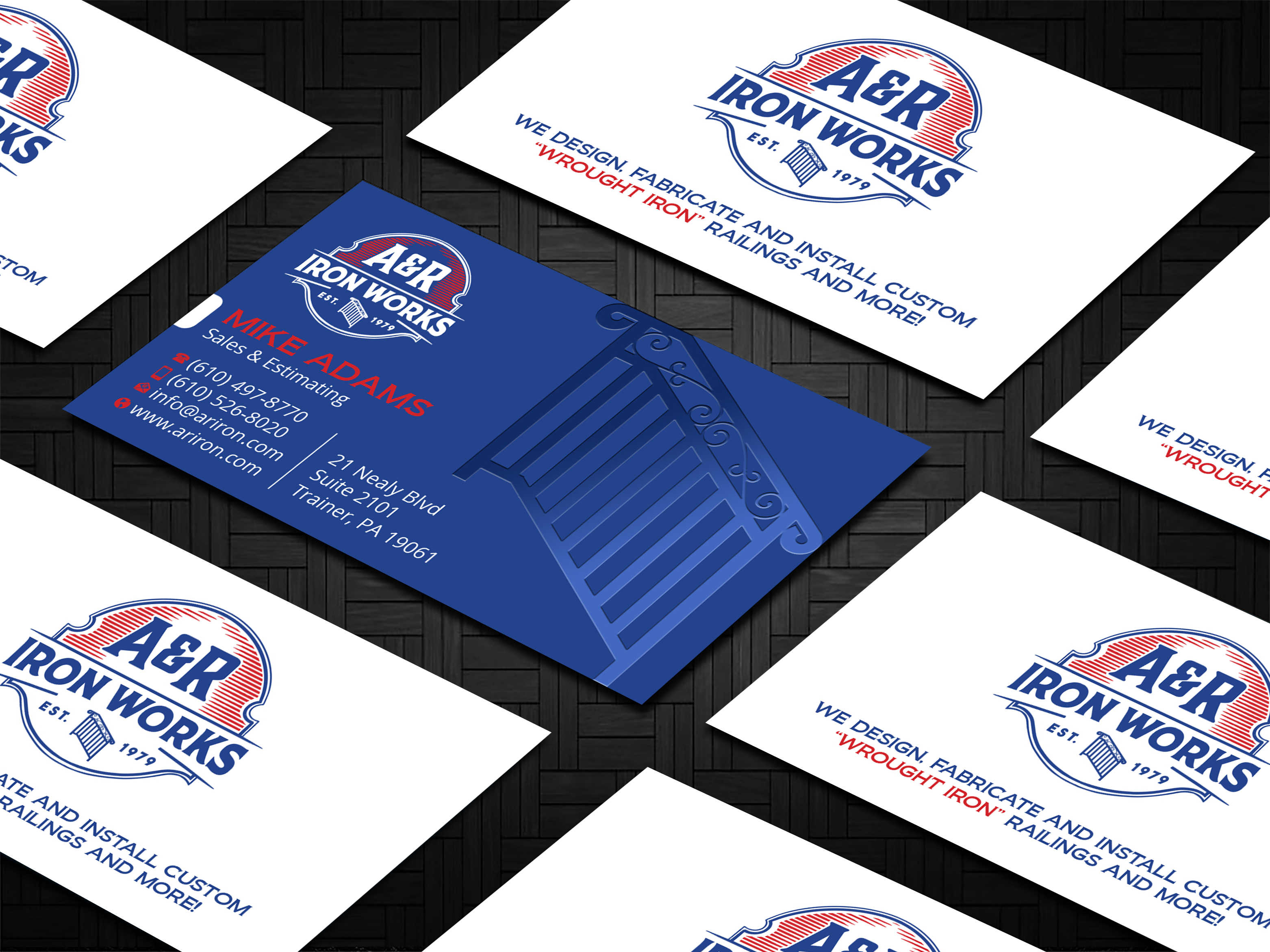 Diseño de Tarjeta de Presentación por Imagine design000 para A&R Iron Works | Diseño #36865045