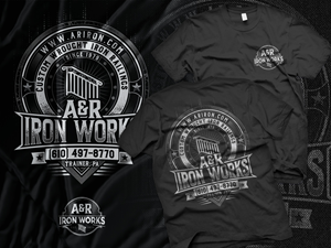 Design de T-shirt par HNS Graphic pour A&R Iron Works | Design #36879499