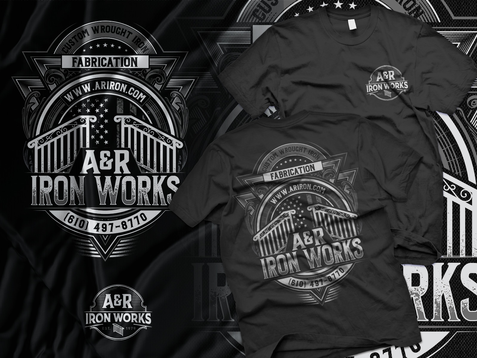 Design de T-shirt par HNS Graphic pour A&R Iron Works | Design #36888263