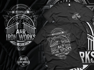 Design de T-shirt par HNS Graphic pour A&R Iron Works | Design : #36888263