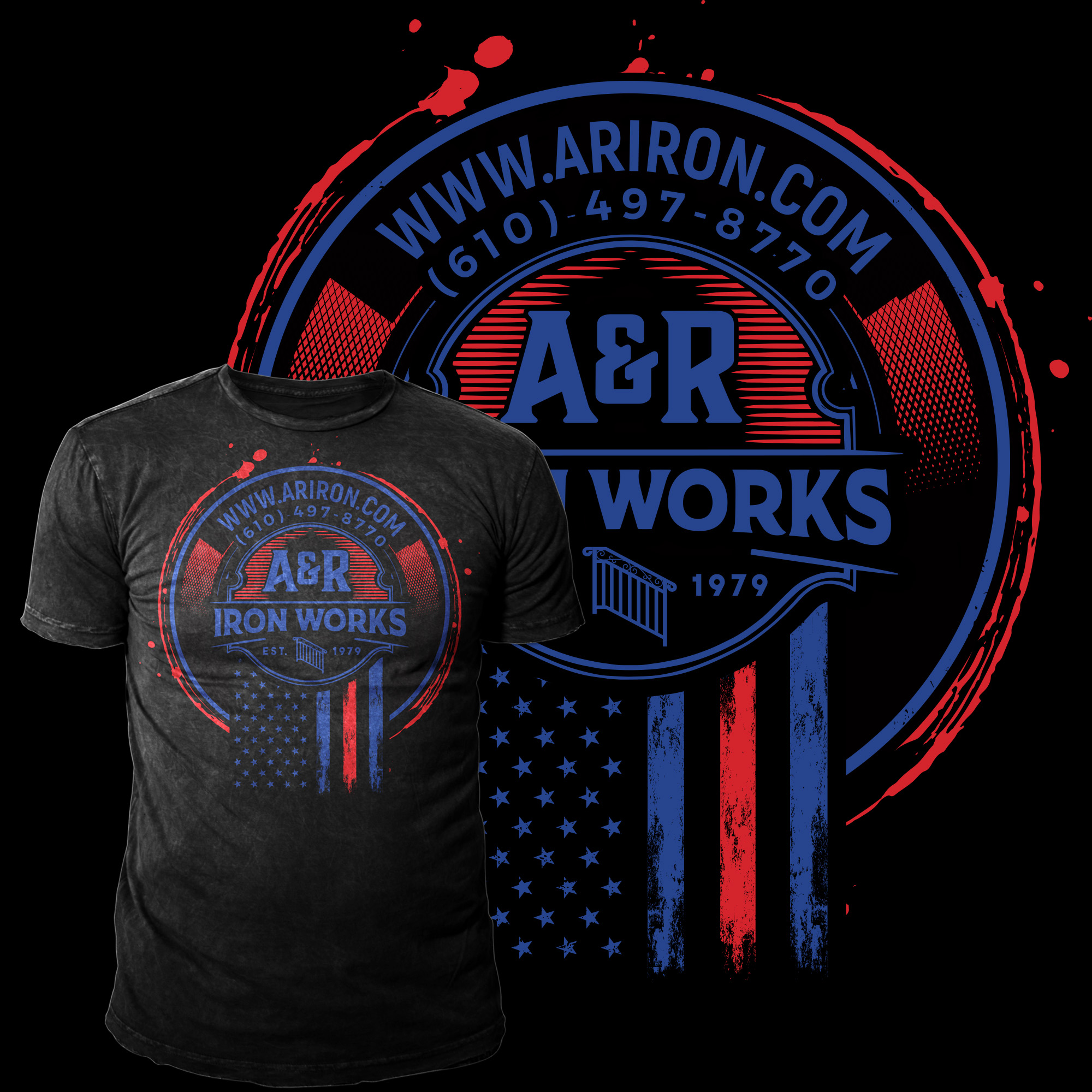 Design de T-shirt par Teespixels pour A&R Iron Works | Design #36875433