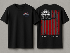 Design de T-shirt par erikdesign pour A&R Iron Works | Design : #36873479
