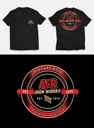 T-shirt Design by KickArt for A&R Iron Works | Design: #36873493