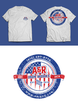T-shirt Design by KickArt for A&R Iron Works | Design: #36873494