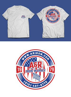 T-shirt Design by KickArt for A&R Iron Works | Design: #36873495