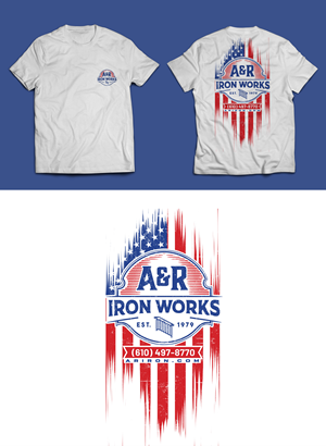 T-shirt Design by KickArt for A&R Iron Works | Design: #36873498
