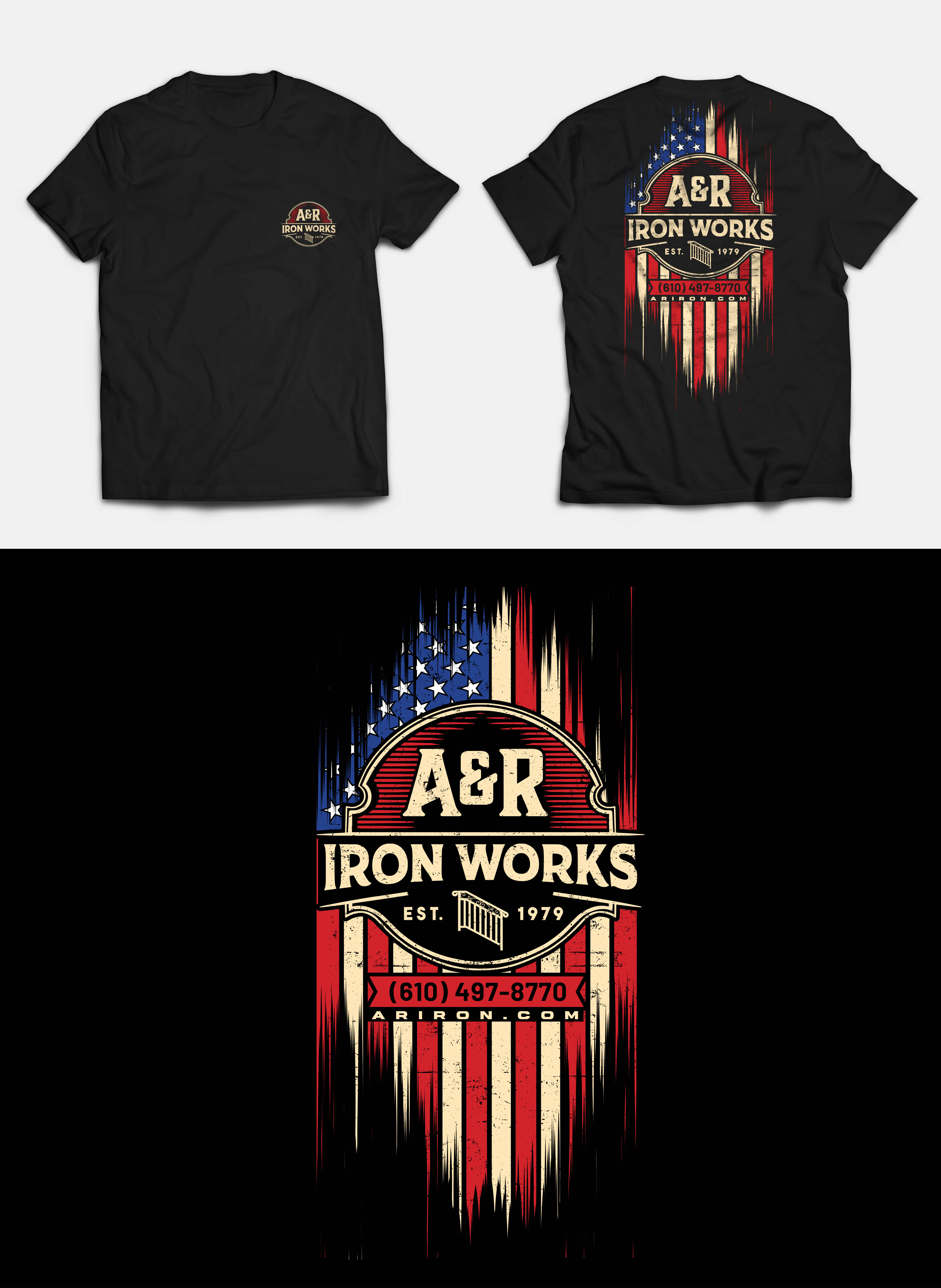 Design de T-shirt par KickArt pour A&R Iron Works | Design : #36873499