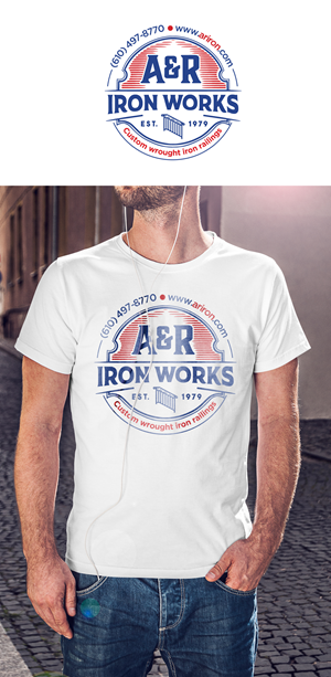 Design de T-shirt par James S. pour A&R Iron Works | Design : #36869365
