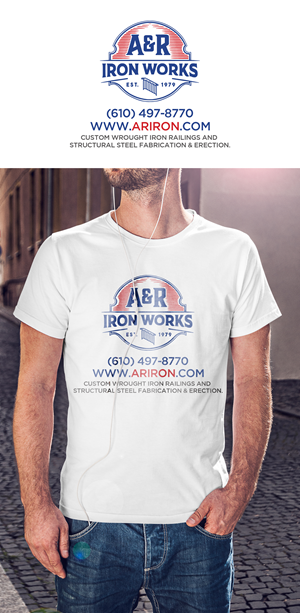 Design de T-shirt par James S. pour A&R Iron Works | Design : #36869366