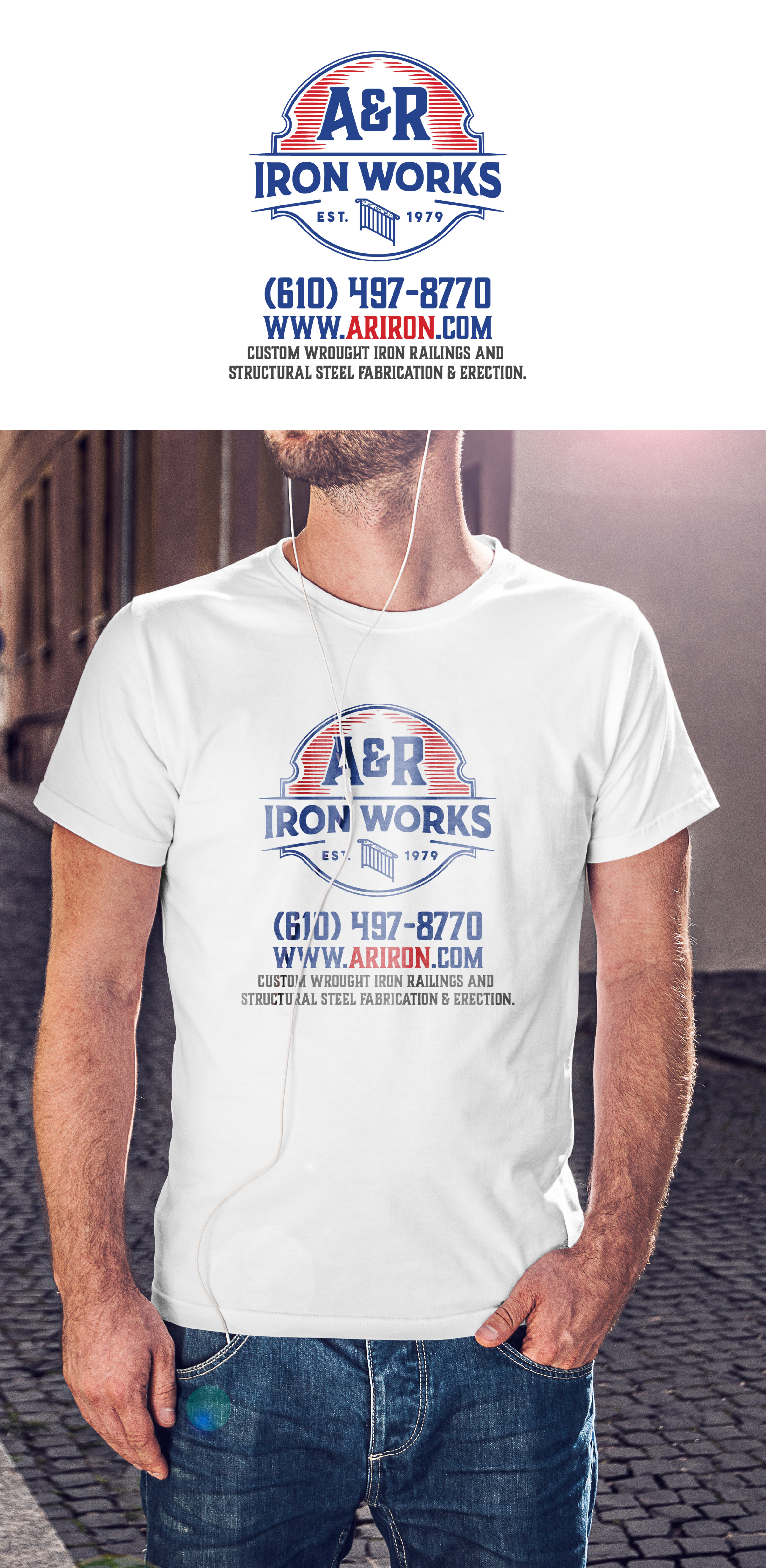 Design de T-shirt par James S. pour A&R Iron Works | Design #36869367