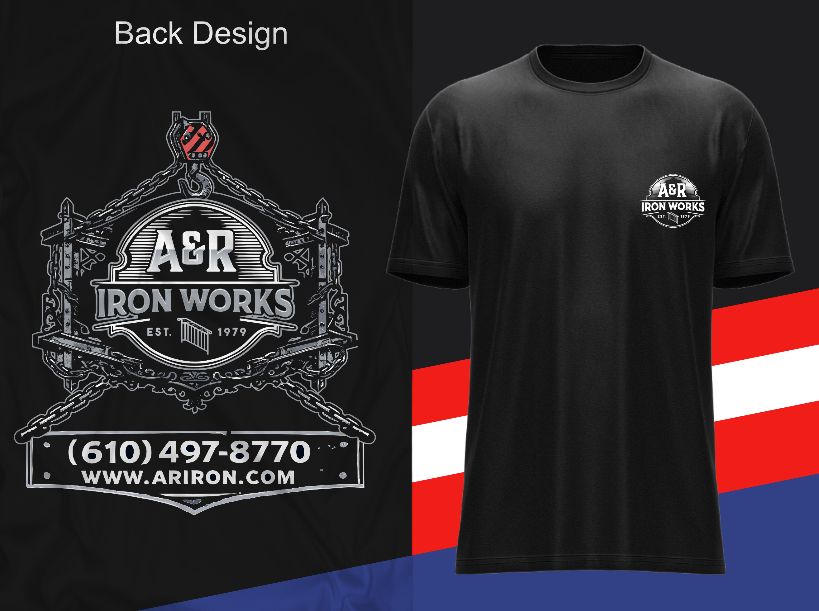 Design de T-shirt par Yakuza20 pour A&R Iron Works | Design #36881029