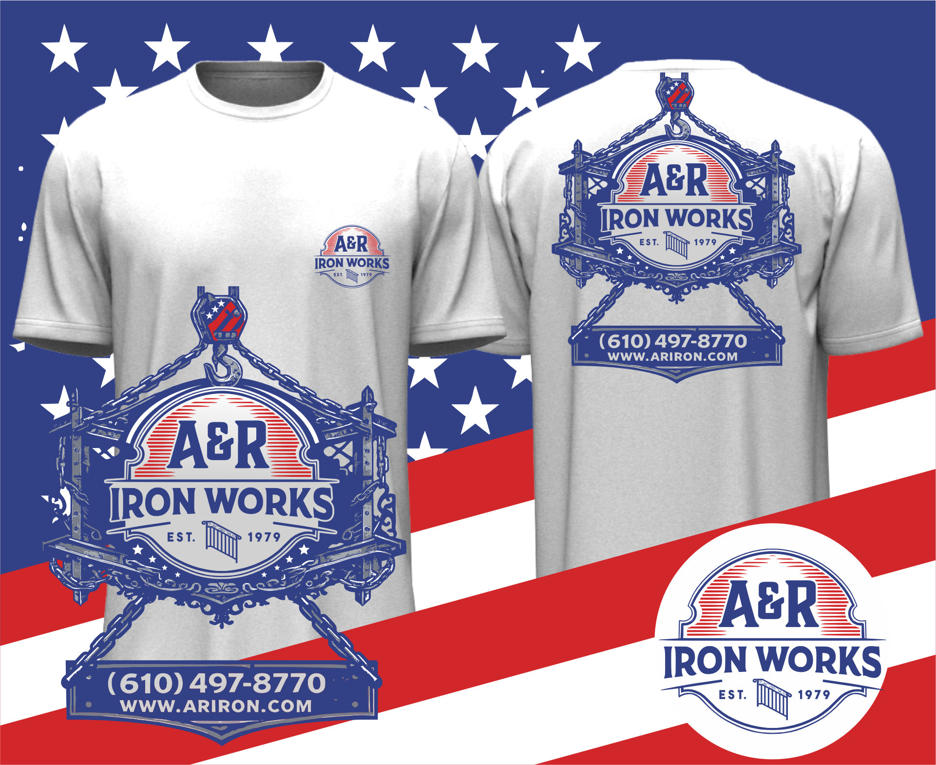 Design de T-shirt par Yakuza20 pour A&R Iron Works | Design #36886163