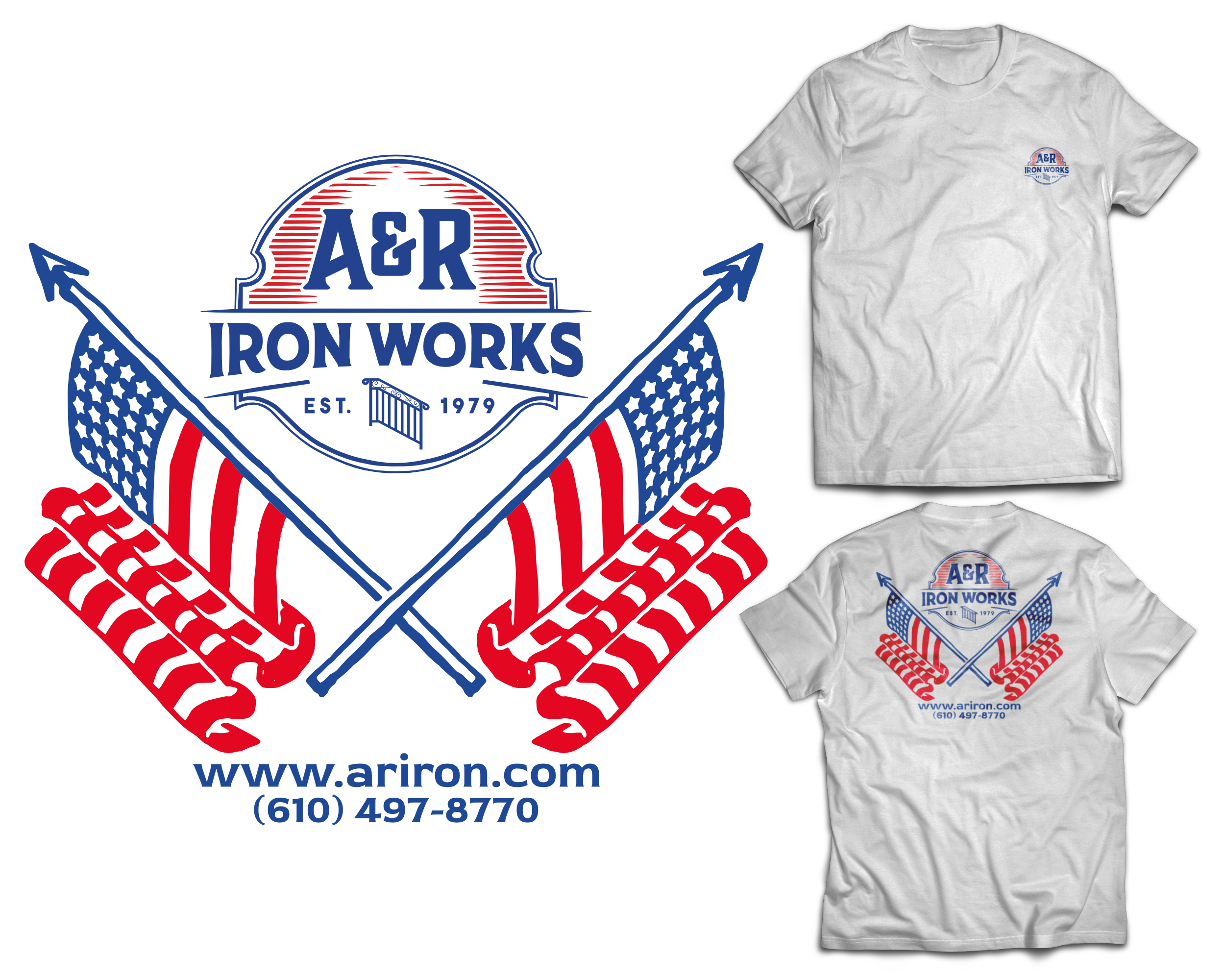 Design de T-shirt par Maulid Abdullah pour A&R Iron Works | Design #36888116