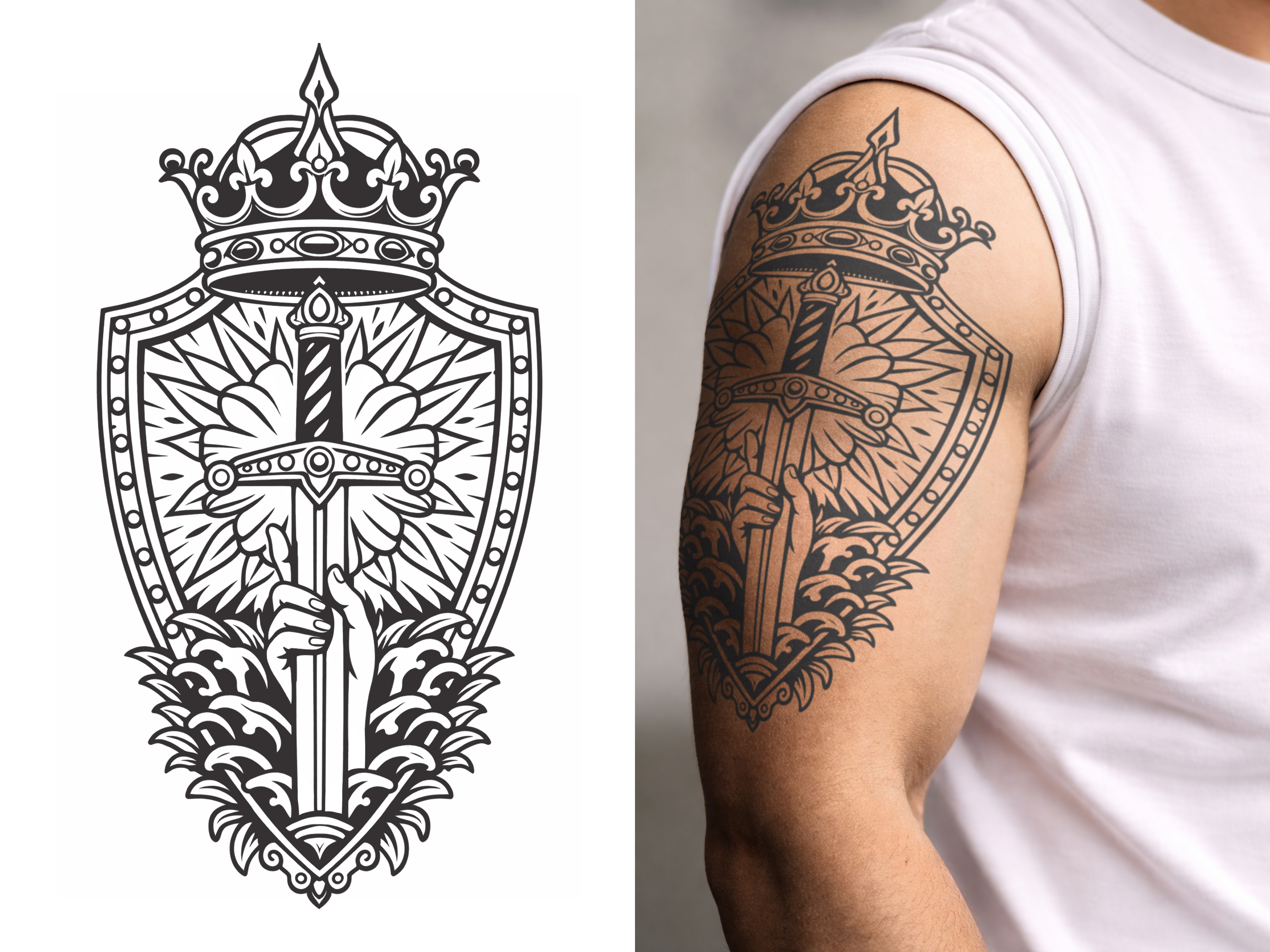Tattoo Design by AZ_Studio for this project | Design #36874925