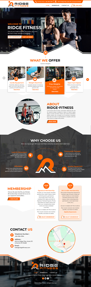 Web Site - Ridge-Fitness.com