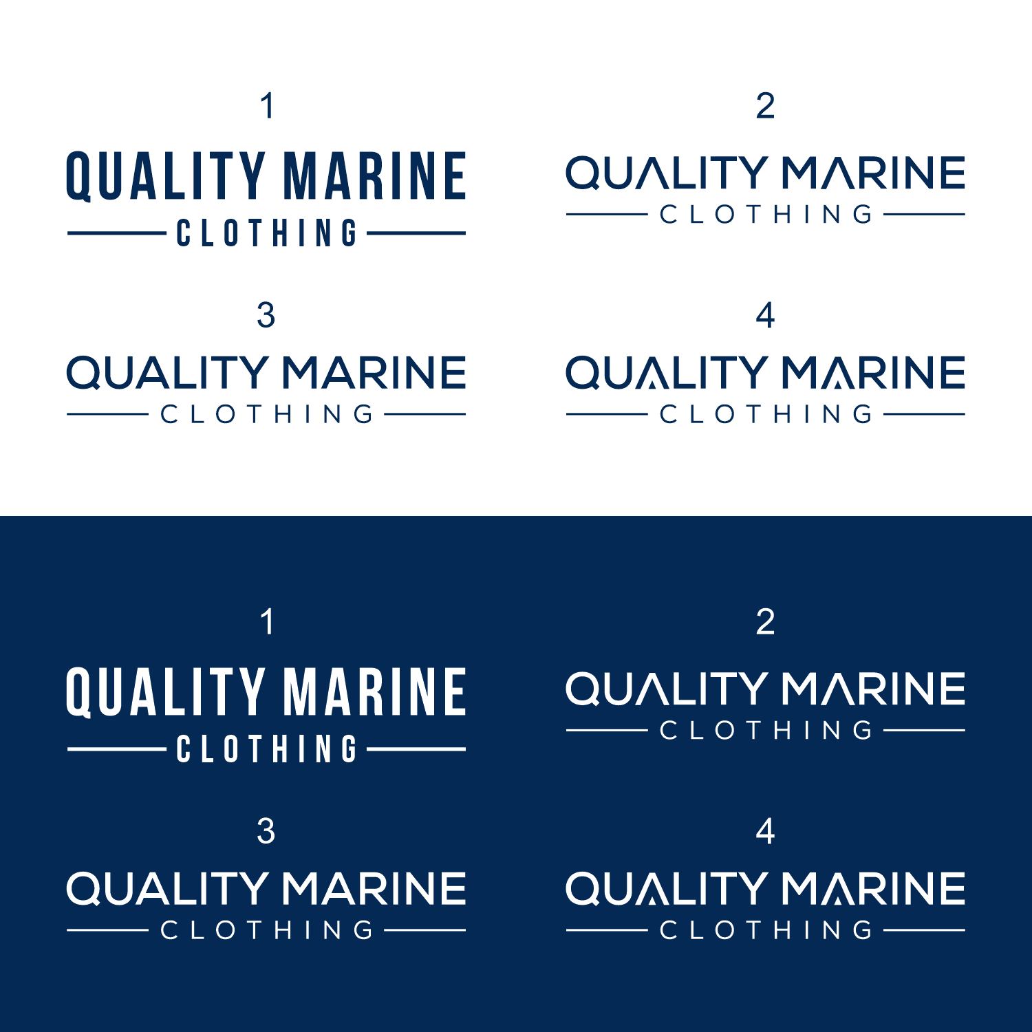 Logo Design by Dalang Design for Quality Marine Clothing | Design #36956316