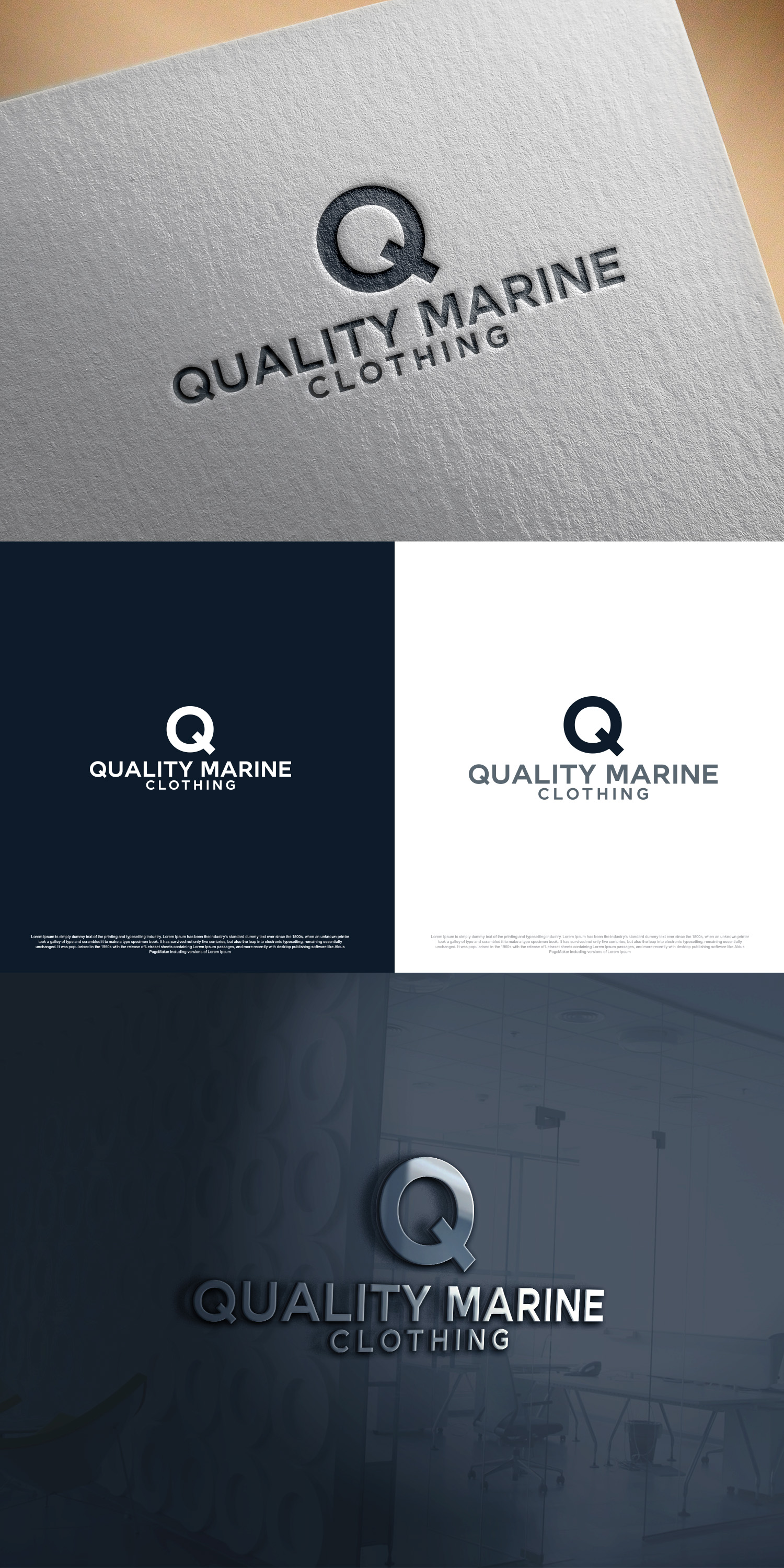 Design de Logo par Ahsan Designs pour Quality Marine Clothing | Design #36893271