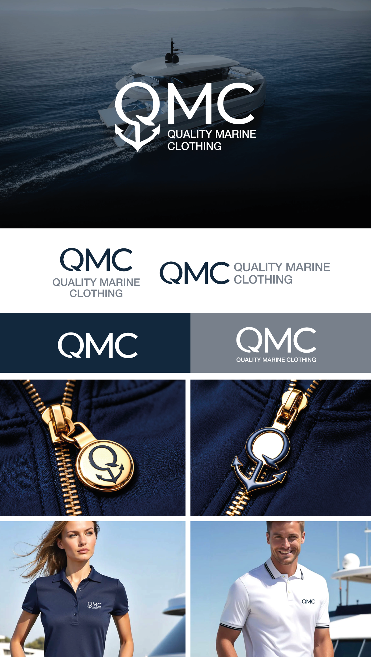 Logo Design by Serafinloremipsum for Quality Marine Clothing | Design #36904797