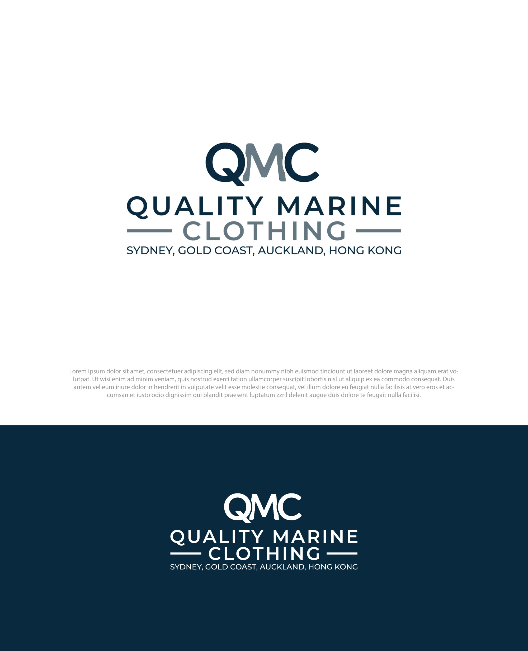 Logo Design by Pilot_DesignR™ for Quality Marine Clothing | Design #36892237