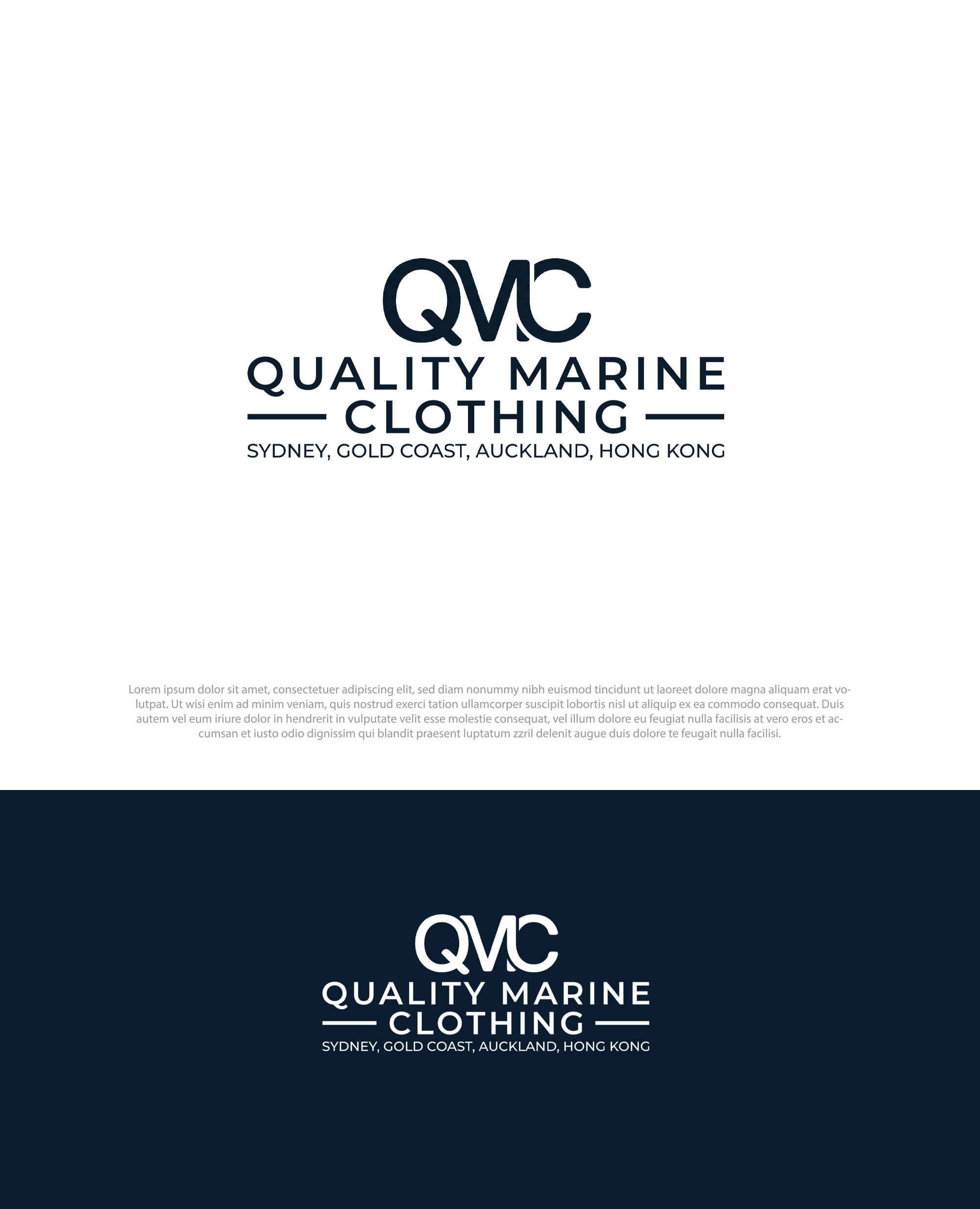 Logo Design by Pilot_DesignR™ for Quality Marine Clothing | Design #36892242