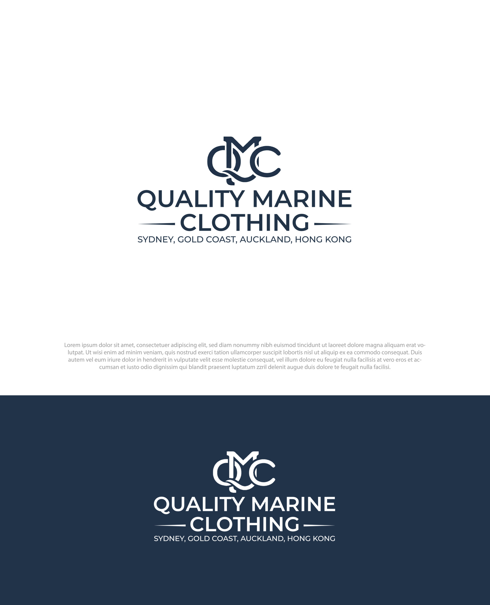 Design de Logo par Pilot_DesignR™ pour Quality Marine Clothing | Design #36892243