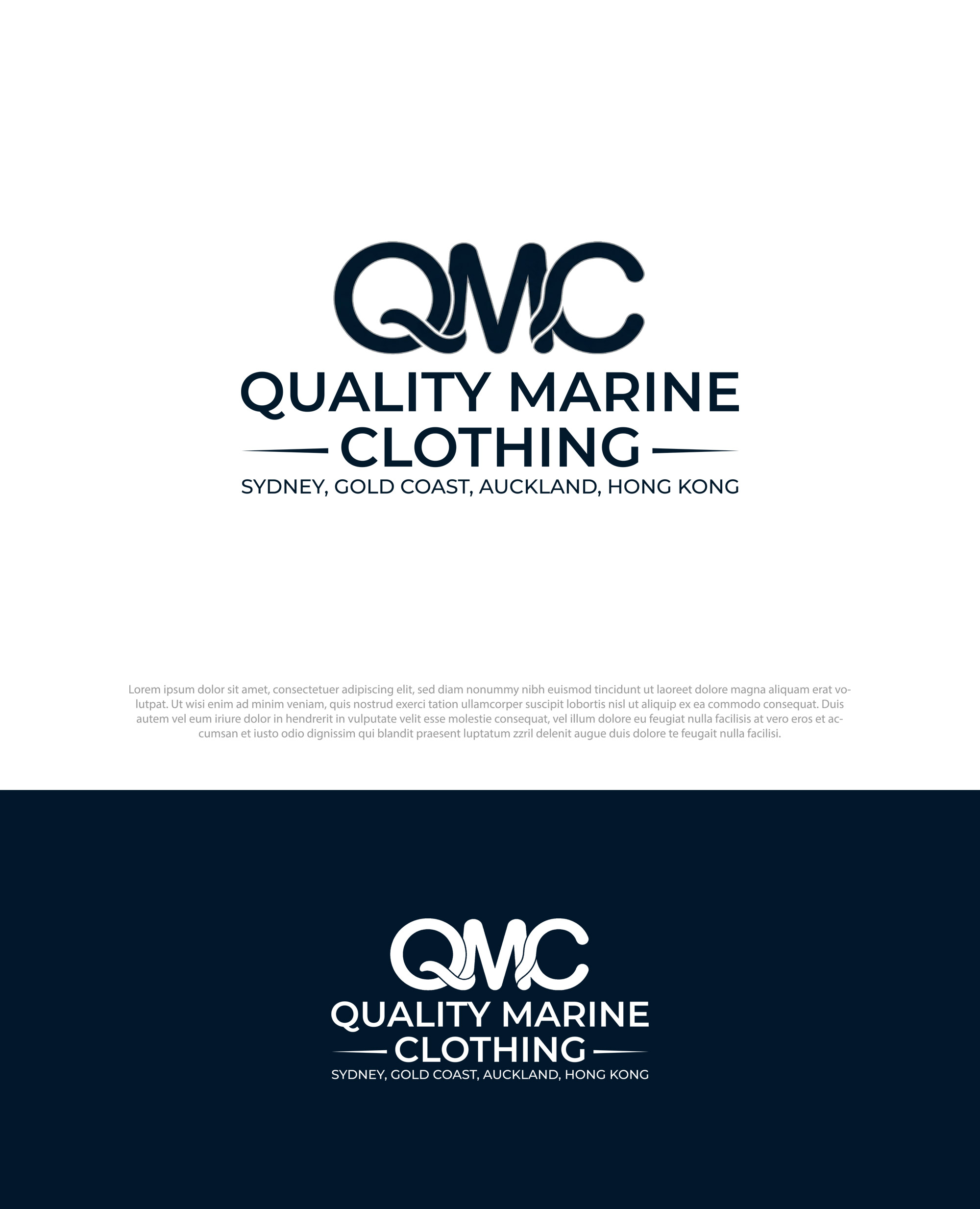 Logo Design by Pilot_DesignR™ for Quality Marine Clothing | Design #36892246