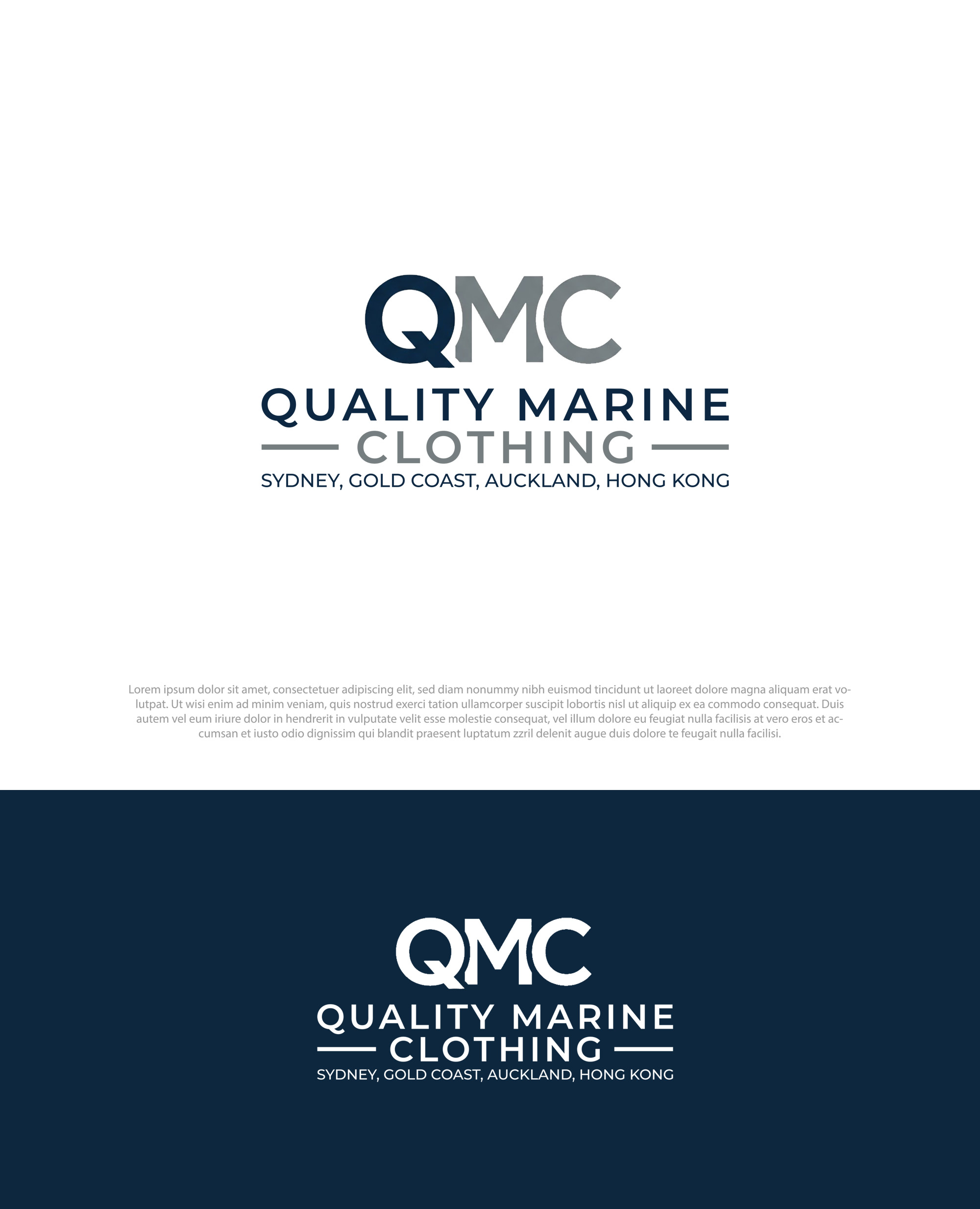 Logo Design by InkPilot_Studio™ for Quality Marine Clothing | Design #36892248