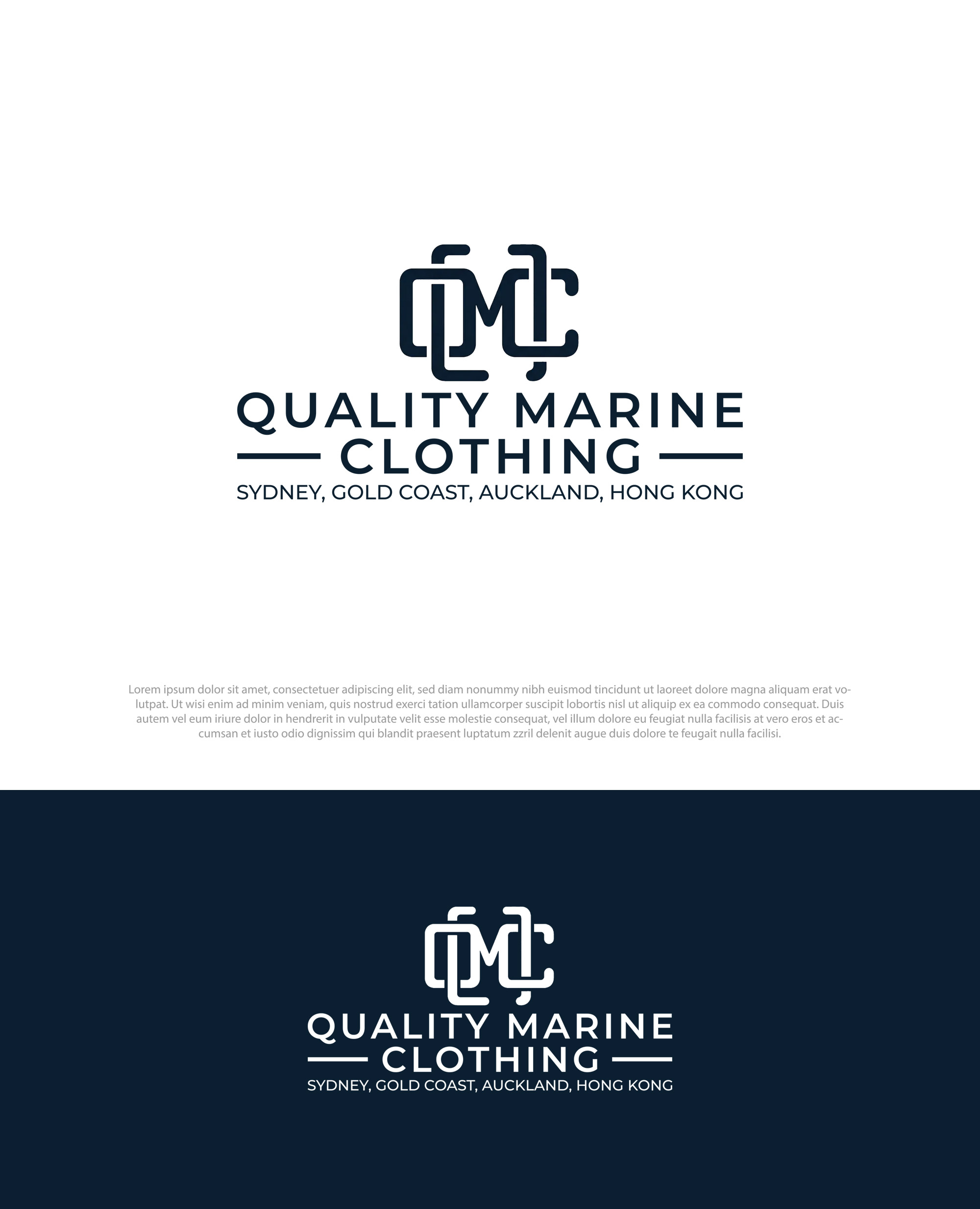 Logo Design by Pilot_DesignR™ for Quality Marine Clothing | Design #36892250