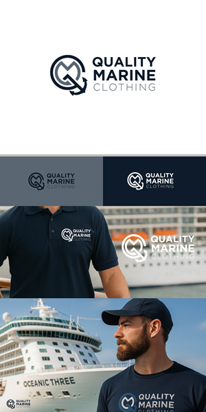 Logo Design by Pixelation for Quality Marine Clothing | Design: #36890738