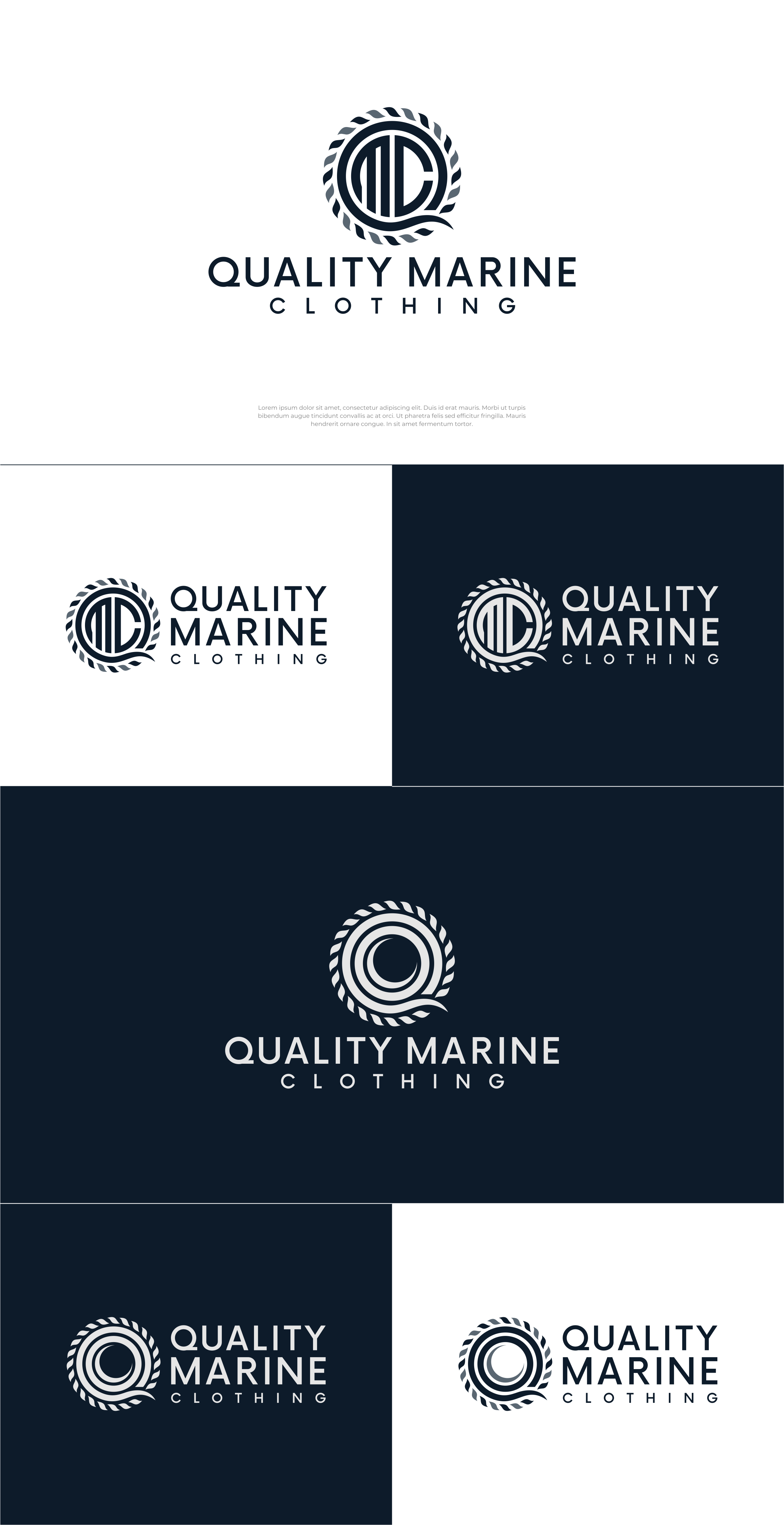 Logo Design by artswolf for Quality Marine Clothing | Design #36918427