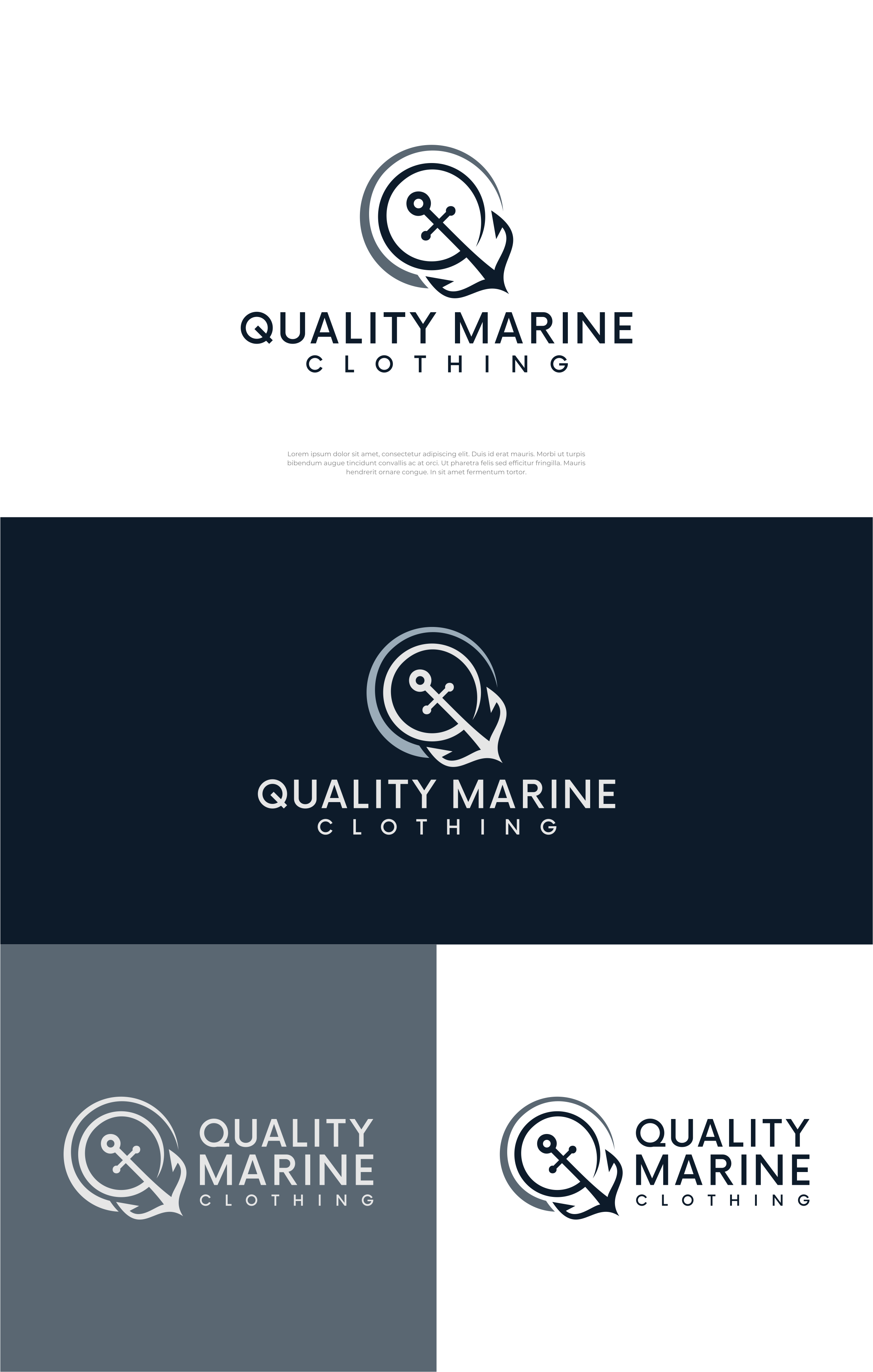 Logo Design by artswolf for Quality Marine Clothing | Design #36919178