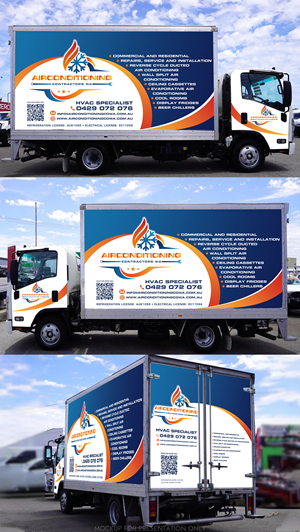 Car Wrap Design by NancyTan for Air Conditioning Contractors WA | Design: #36886082