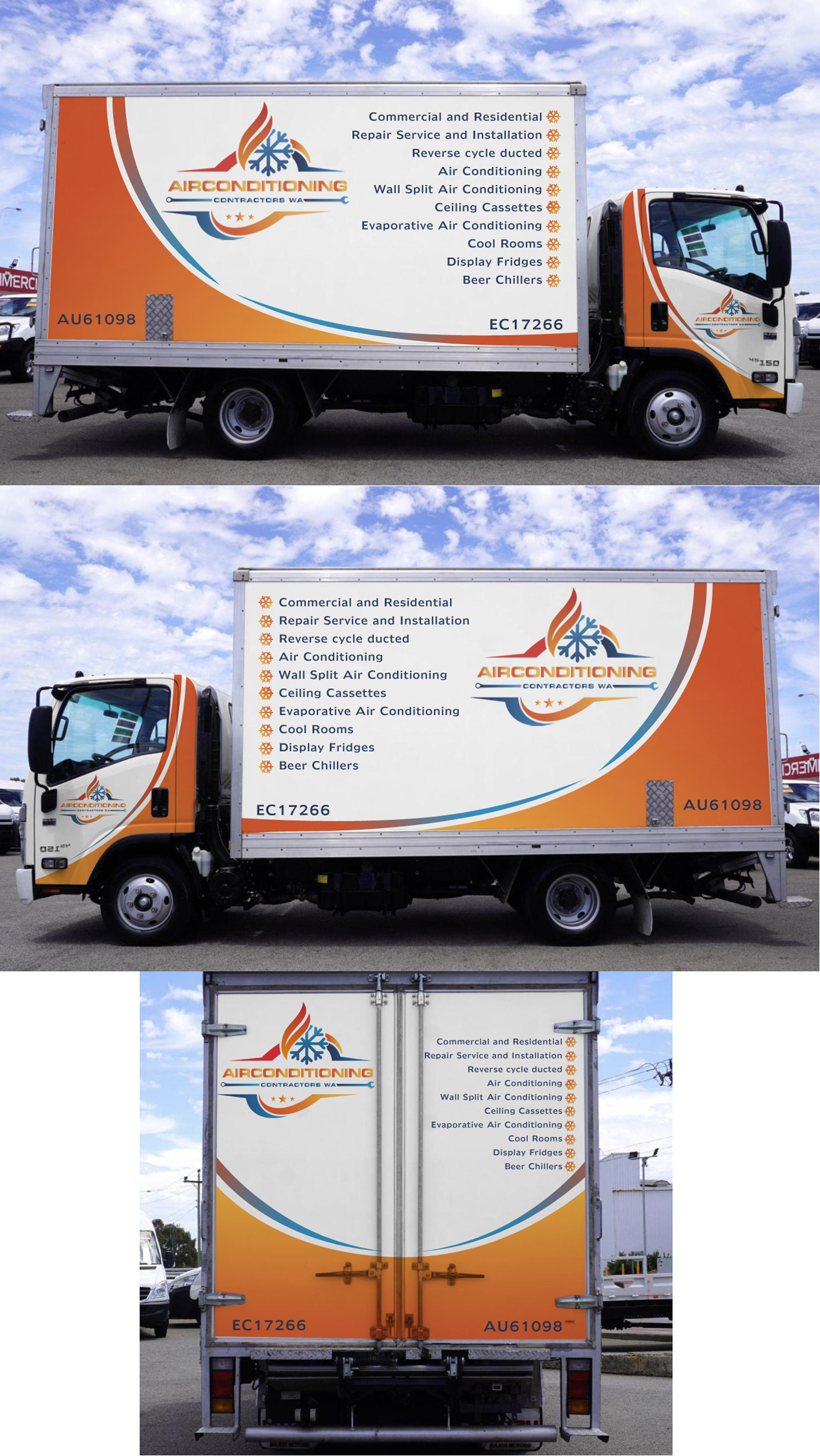 Car Wrap Design by Yayan gesuter for Air Conditioning Contractors WA | Design #36888102
