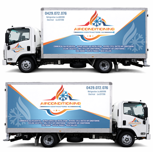 Car Wrap Design by Gina solution for Air Conditioning Contractors WA | Design: #36886645