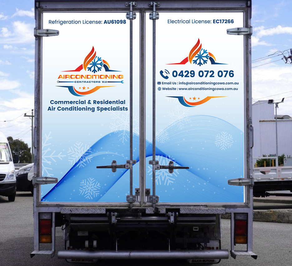 Car Wrap Design by Sbss for Air Conditioning Contractors WA | Design #36890532