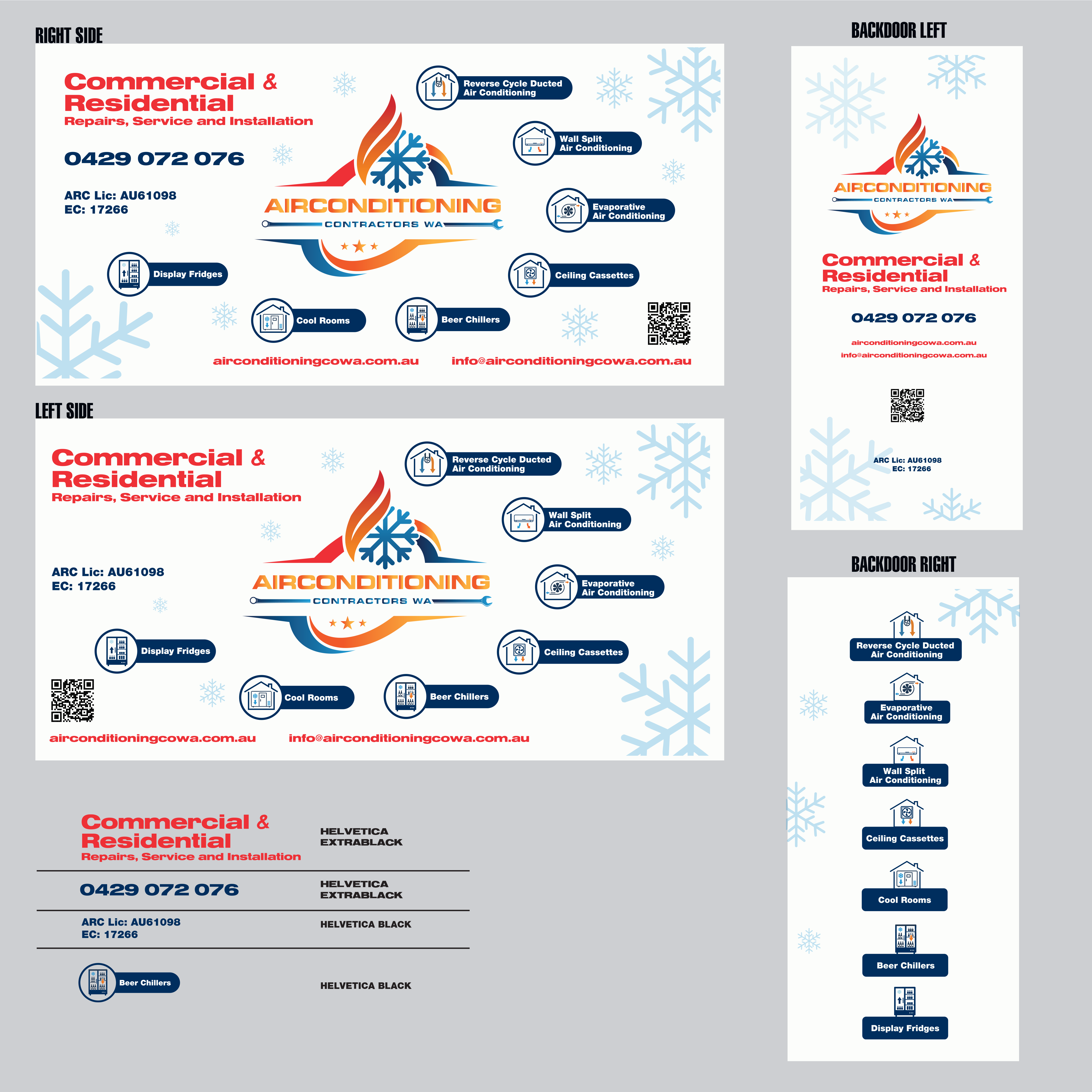 Car Wrap Design by yavuzmamac for Air Conditioning Contractors WA | Design #36887584