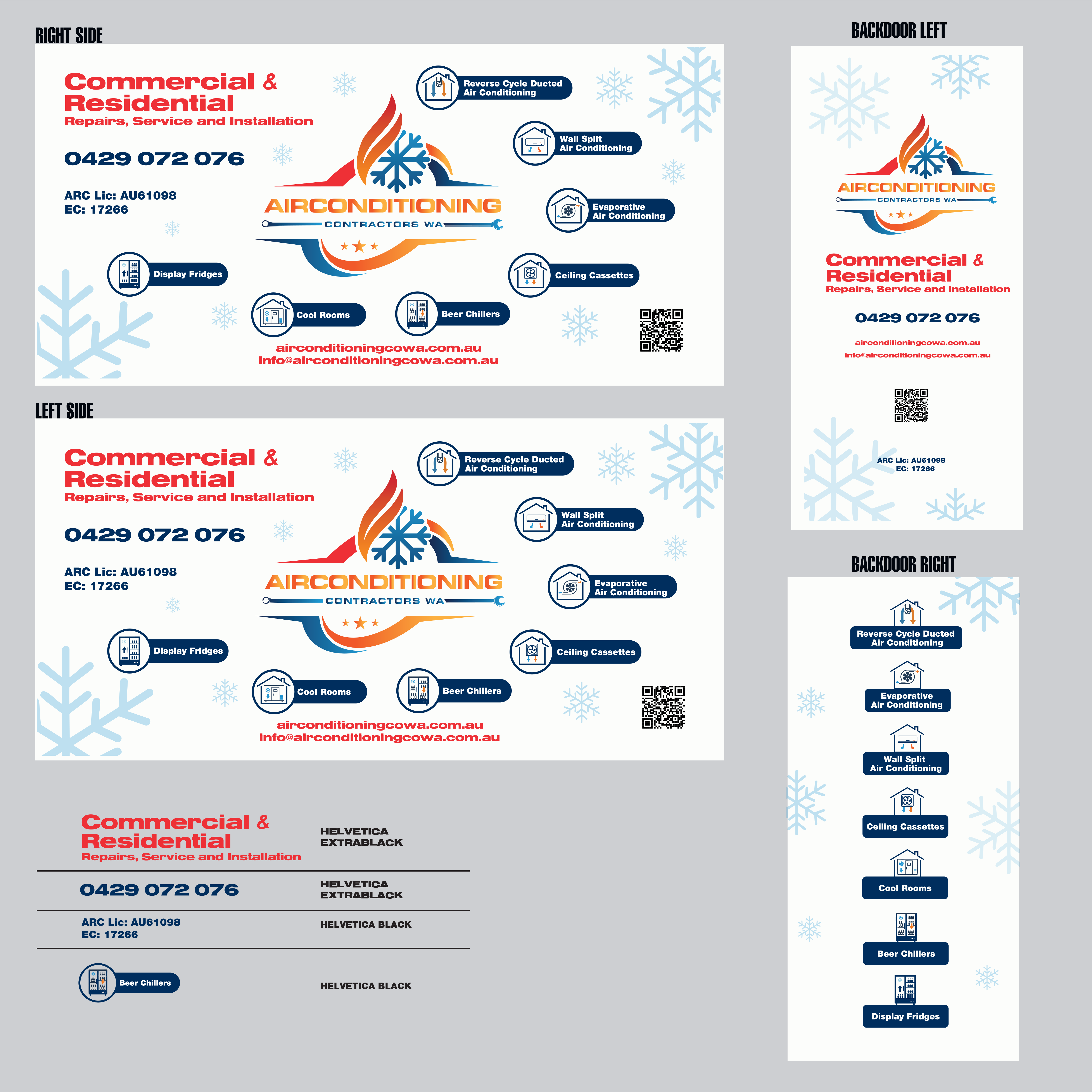 Car Wrap Design by yavuzmamac for Air Conditioning Contractors WA | Design #36890902