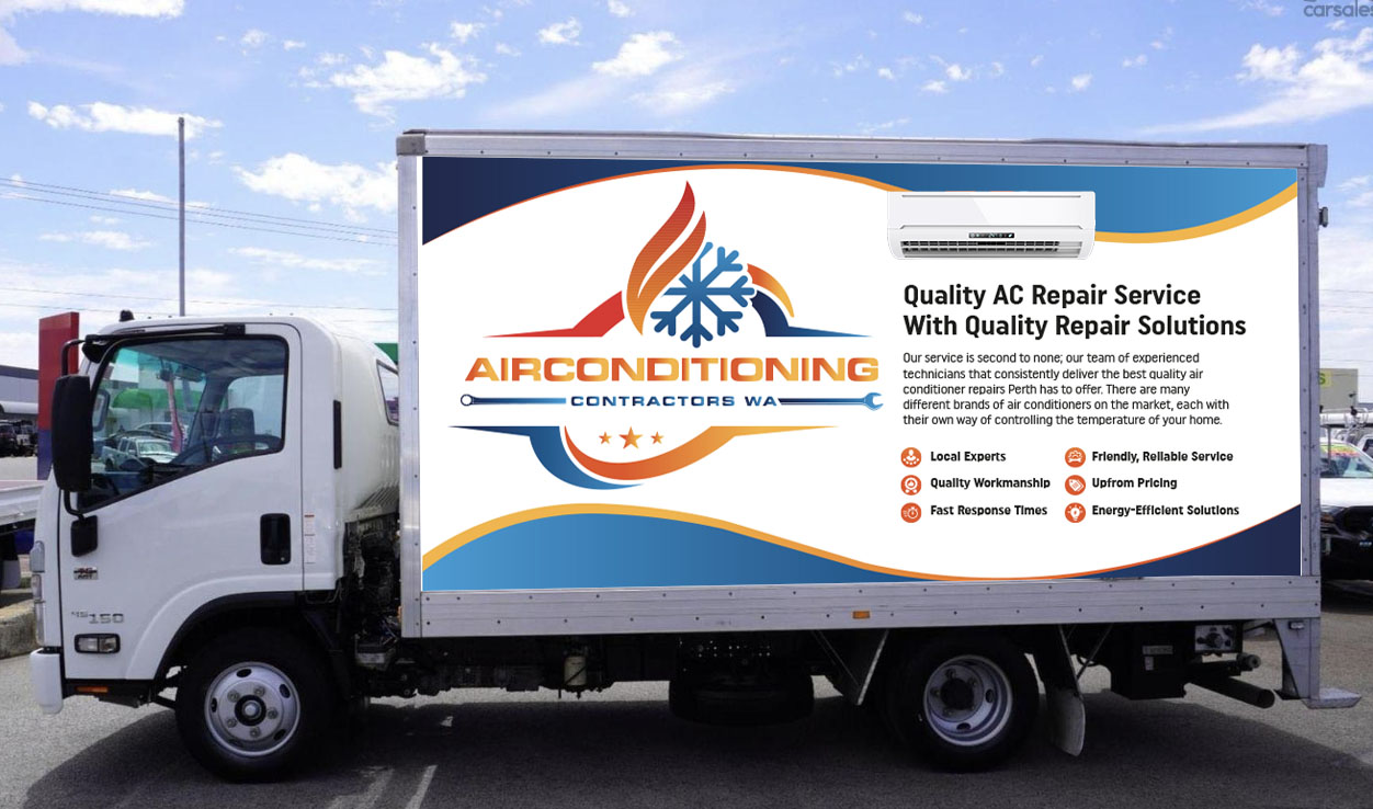 Car Wrap Design by abdul700 for Air Conditioning Contractors WA | Design #36886151