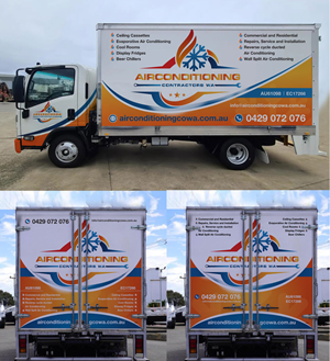 Car Wrap Design by Wrapcia for Air Conditioning Contractors WA | Design: #36891397