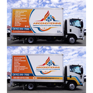 Car Wrap Design by Yoga Tri for Air Conditioning Contractors WA | Design: #36887375