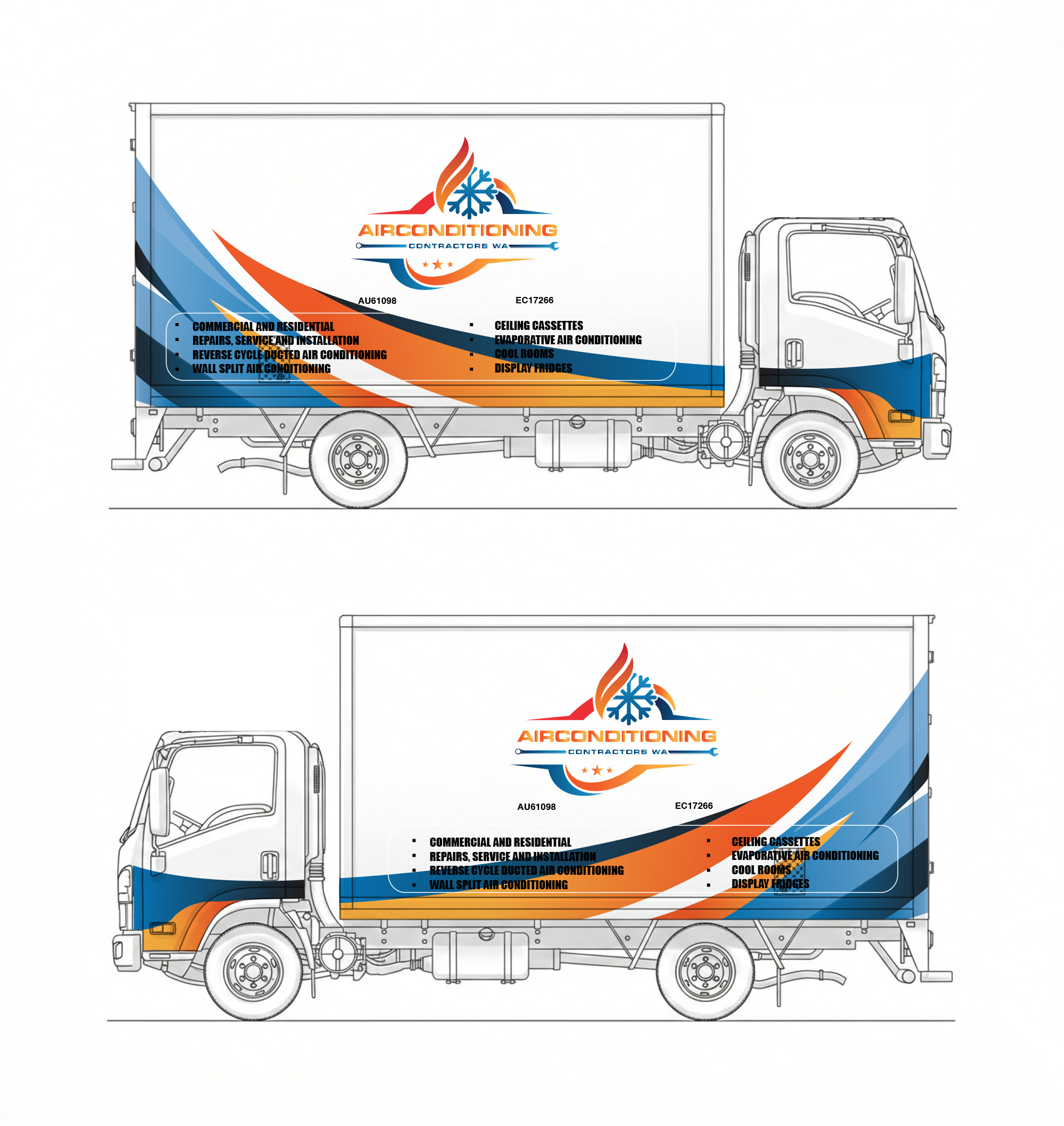 Car Wrap Design by nafizrahat for Air Conditioning Contractors WA | Design #36887076
