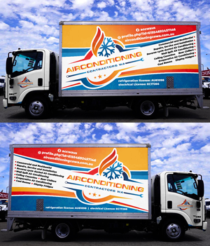 Car Wrap Design by Imagine design000 for Air Conditioning Contractors WA | Design #36890021