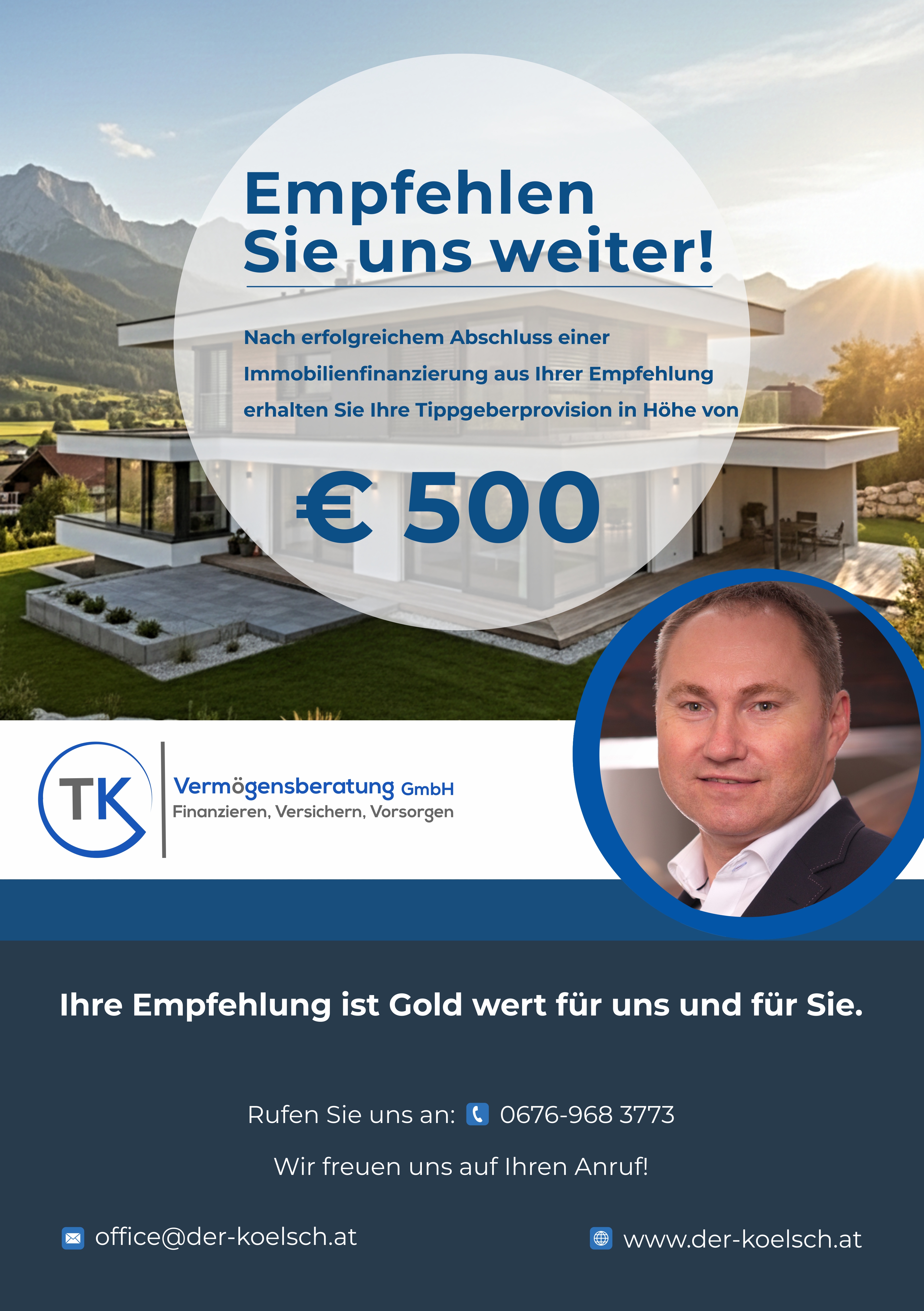 Card Design by RDesiart for TK Vermögensberatung GmbH | Design: #36898180