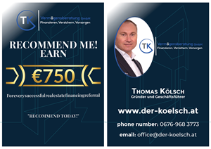 Card Design by QWERTY graphics for TK Vermögensberatung GmbH | Design: #36897049