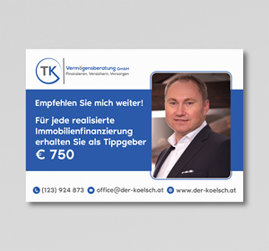 Card Design by Uttom 2 for TK Vermögensberatung GmbH | Design: #36898940