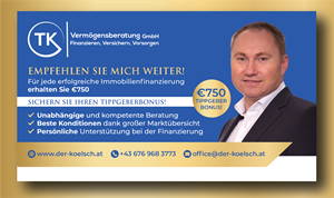 Card Design by AyubZafar.com for TK Vermögensberatung GmbH | Design: #36905455