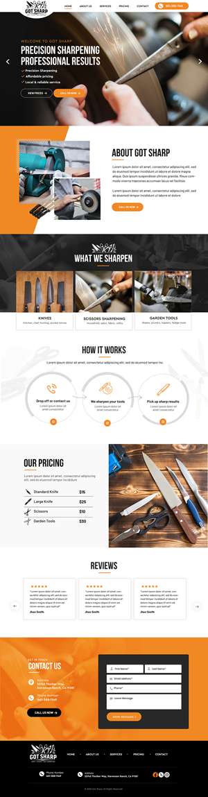 Web Design by Blue Sparrow for this project | Design: #36894233