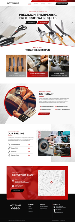 Web Design by Blue Sparrow for this project | Design: #36894235