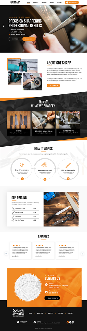 Web Design by Blue Sparrow for this project | Design: #36894237